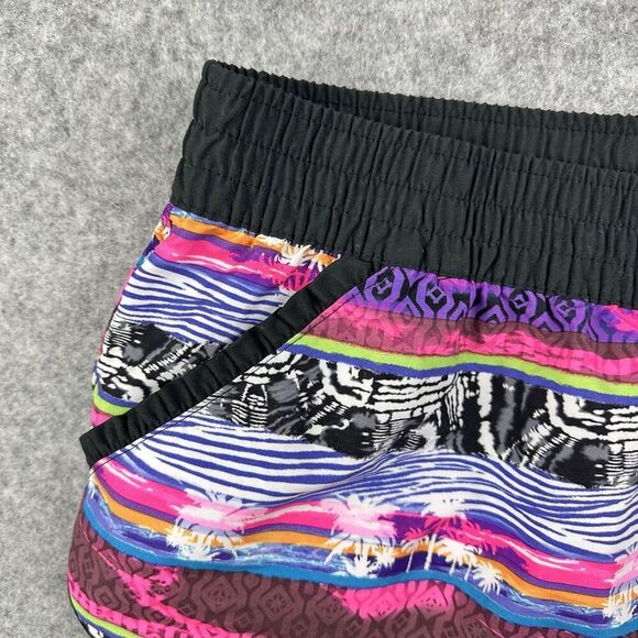 VTG Op Ocean Pacific Shorts Women XL 15-17 Hot Pants Tropical Beach Surf 90s Y2K - Picture 3 of 9